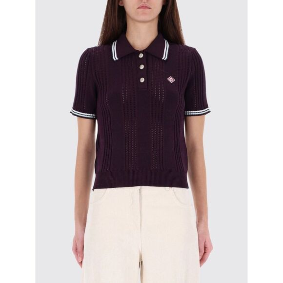Casablanca Polo Shirt Woman Violet